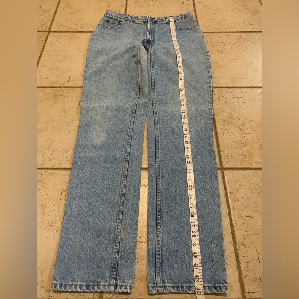 💜 Denver Hayes 31x34 Light Wash Straight Leg Jeans 100% Cotton - Picture 8 of 8
